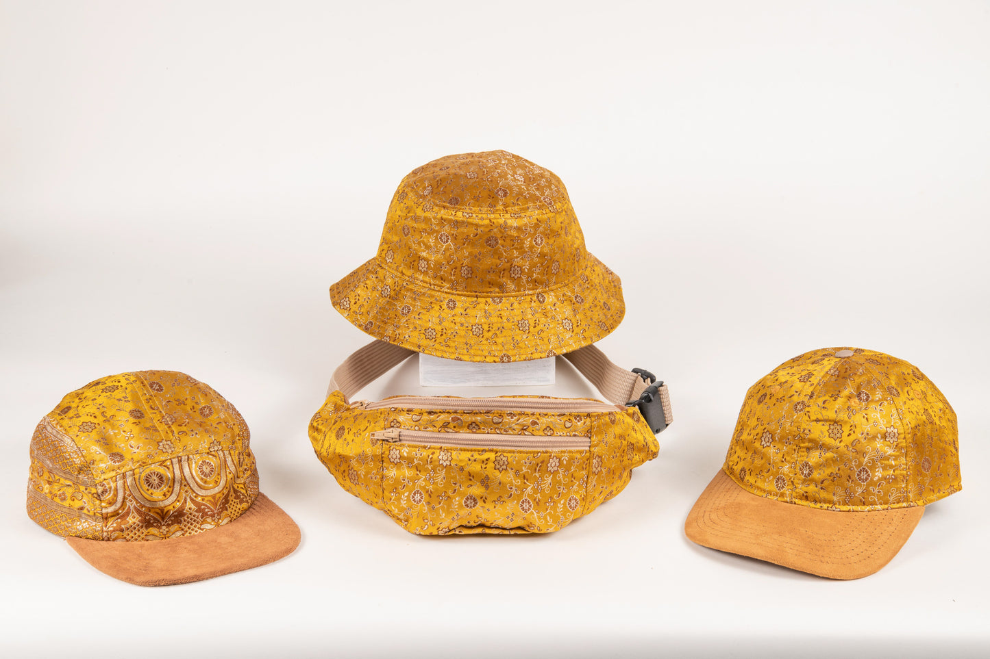 Golden Marigold Sari - Bucket Hat