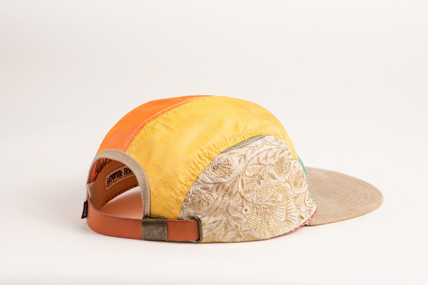 Multicolor Retro Sari - Flat Brim Hat