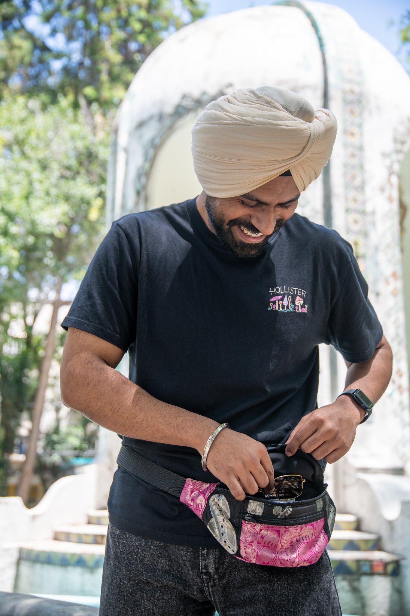 Raga Rhythm Sari - Fanny Pack