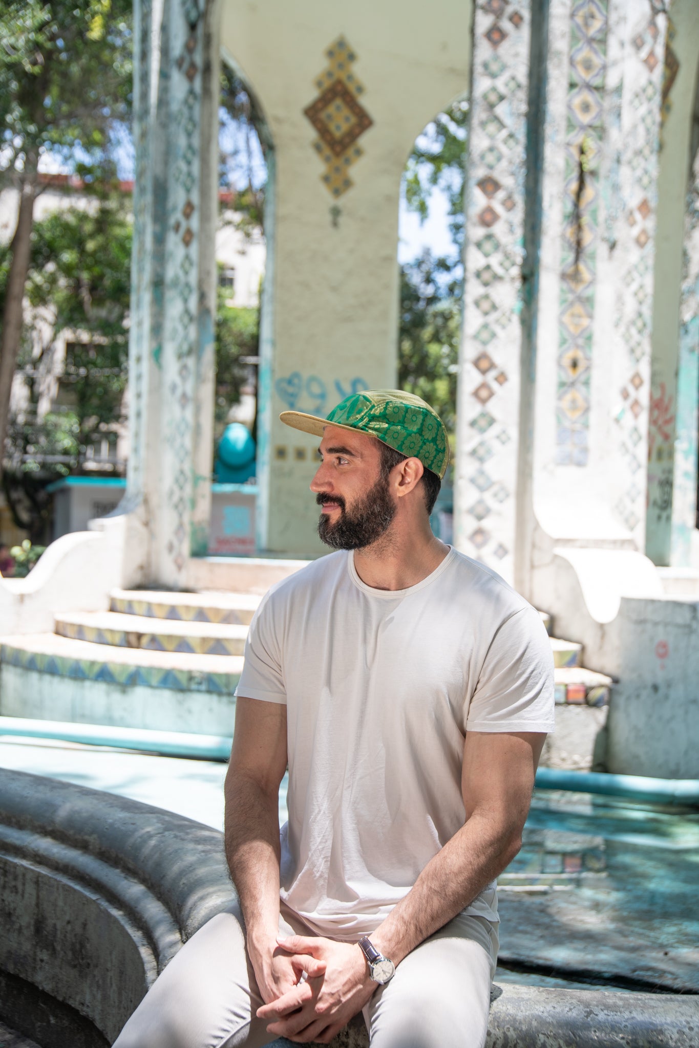 Emerald Oasis - Flat Brim Hat