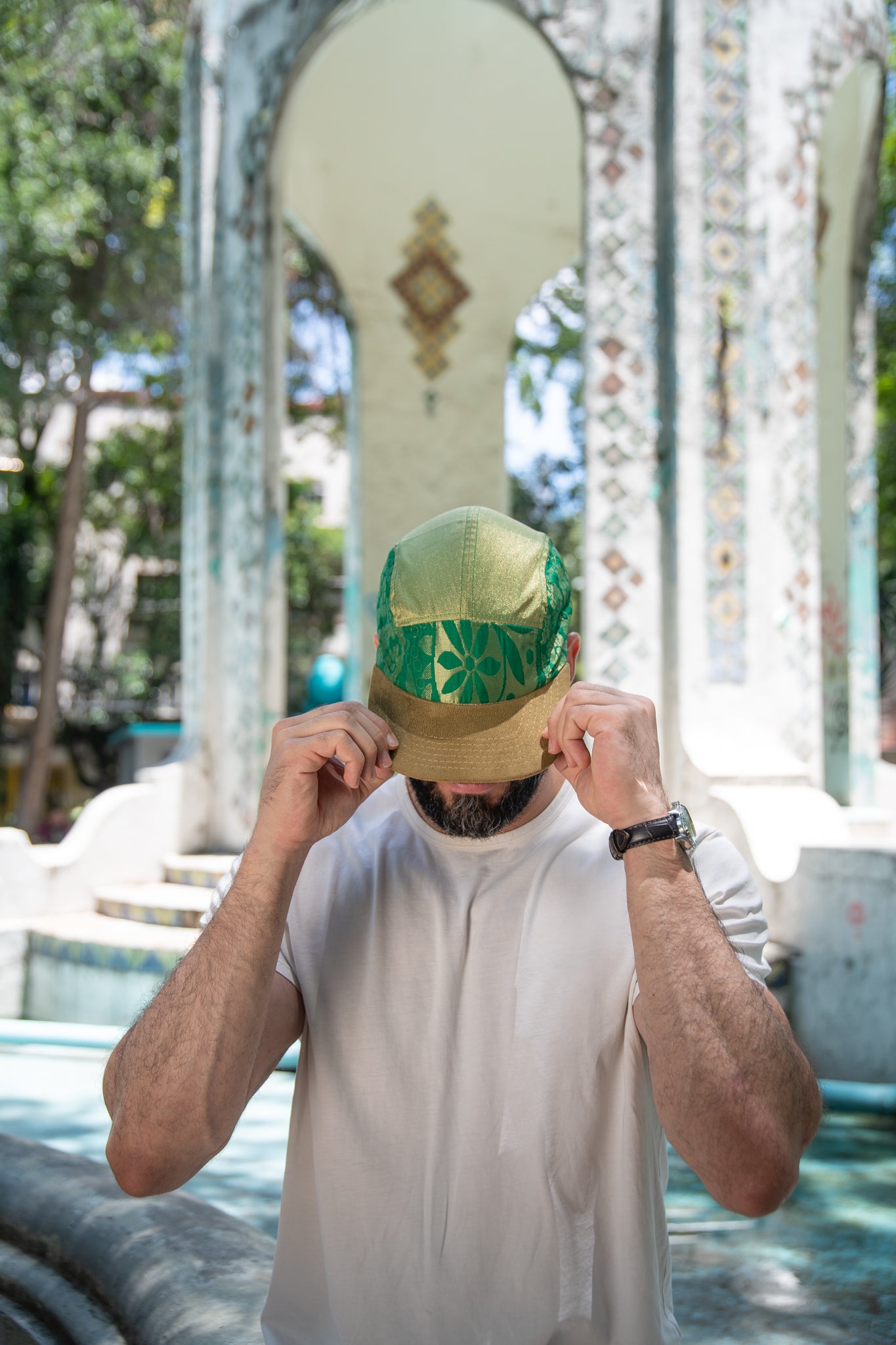 Emerald Oasis - Flat Brim Hat