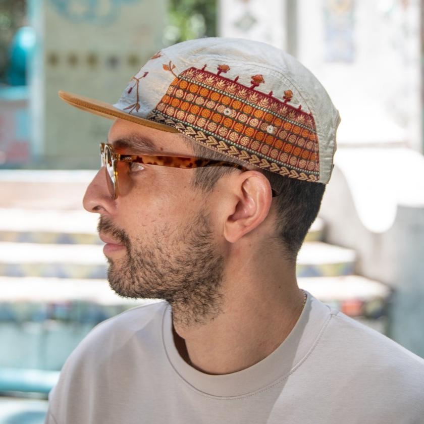 Desert Flora Sari - Flat Brim Hat