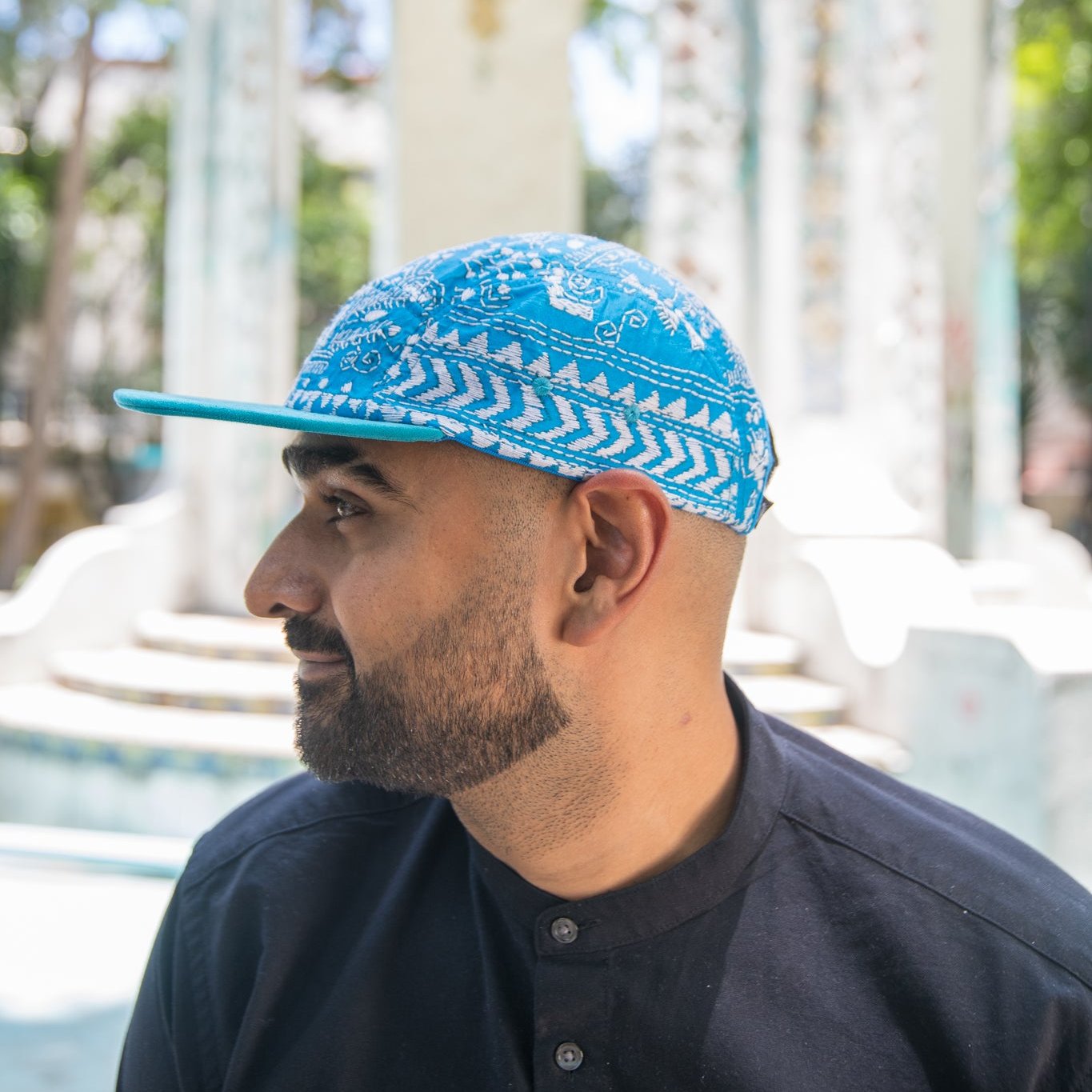 Community Sari - Flat Brim Hat