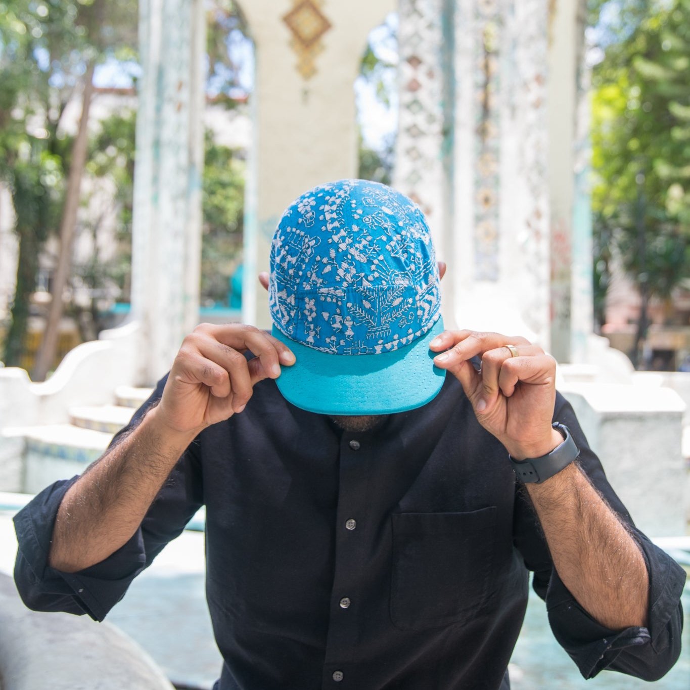 Community Sari - Flat Brim Hat