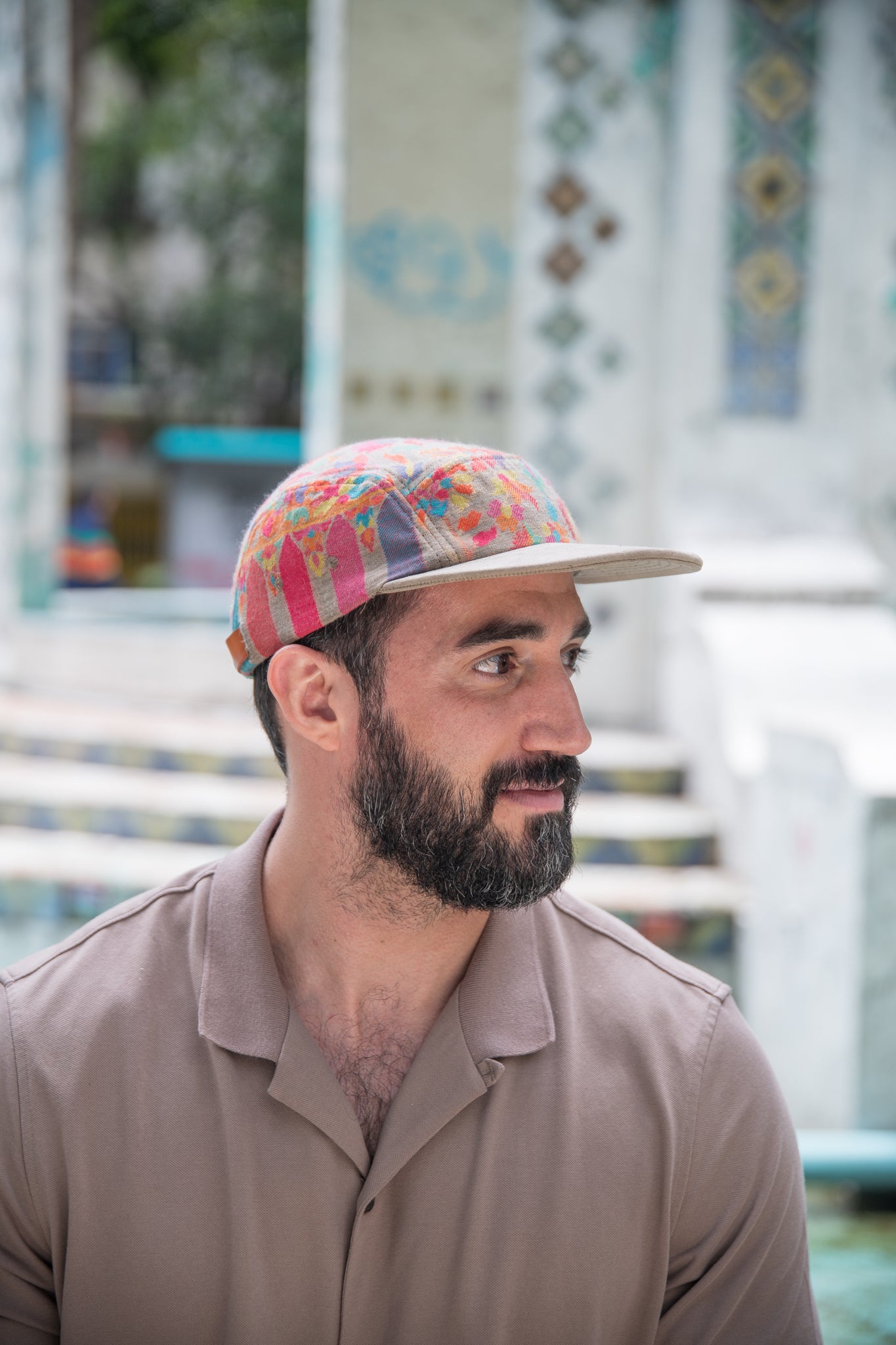 Sahara Bloom - Flat Brim Hat