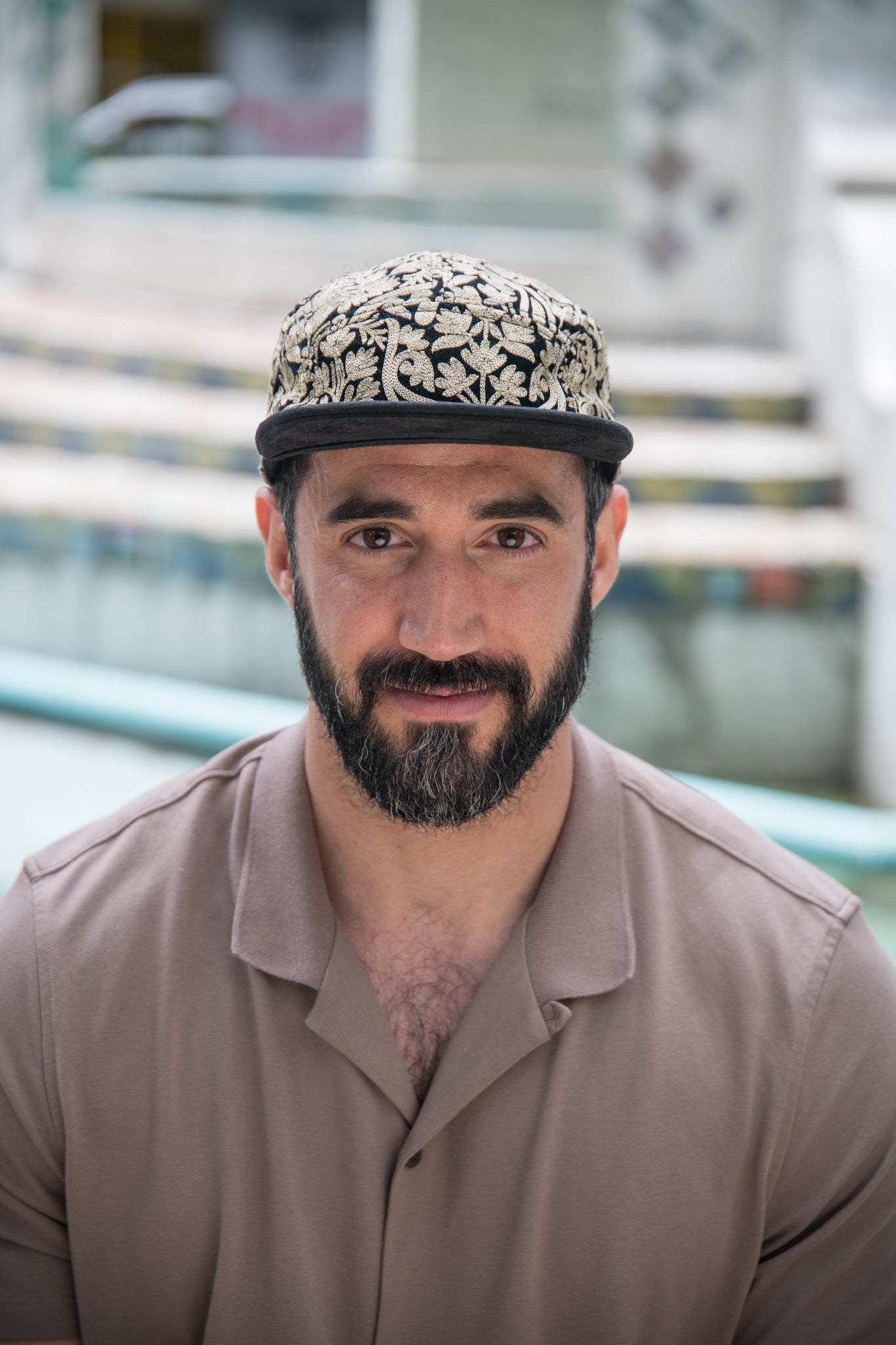 Sari Border - Flat Brim Hat