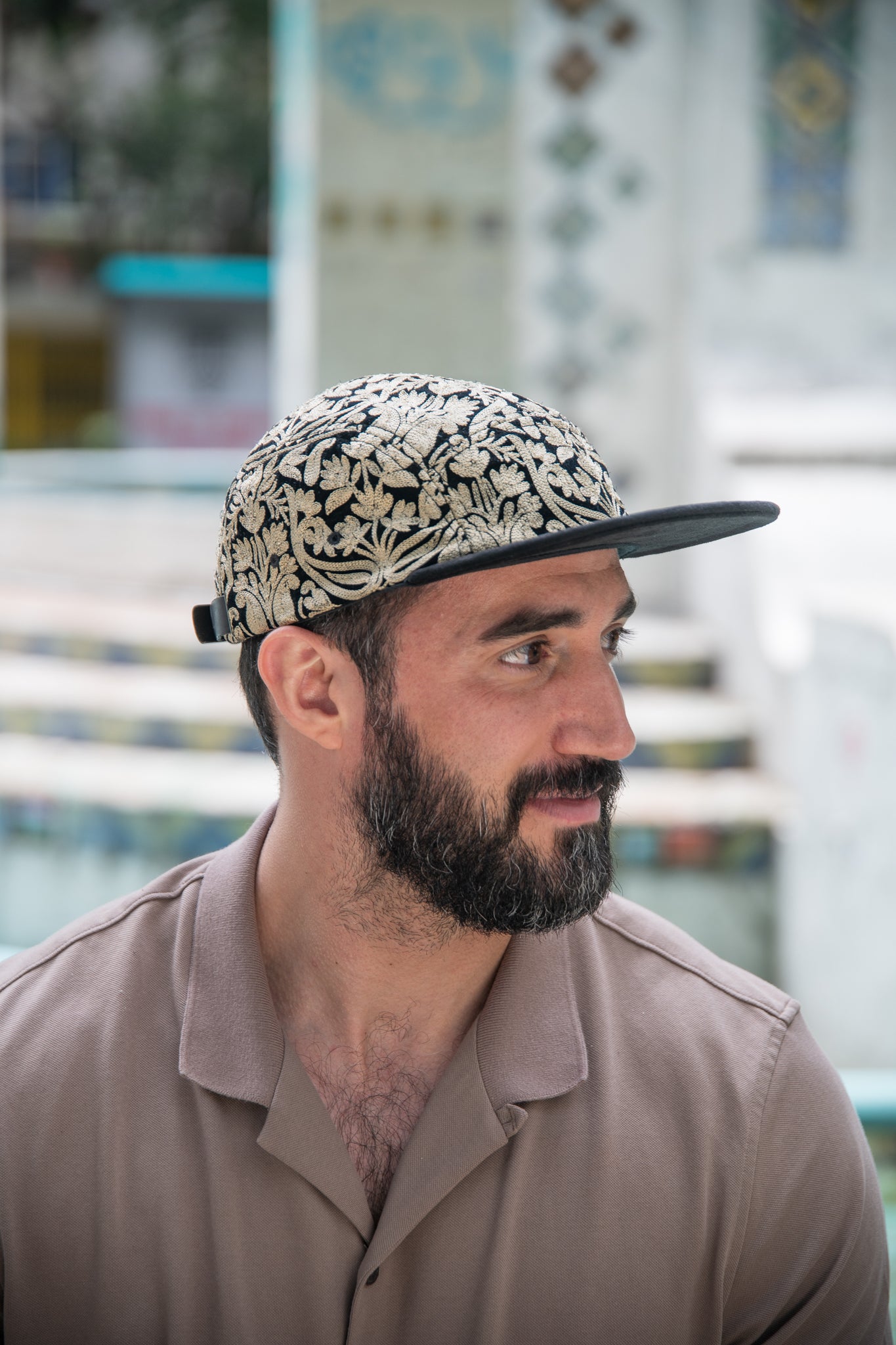 Sari Border - Flat Brim Hat