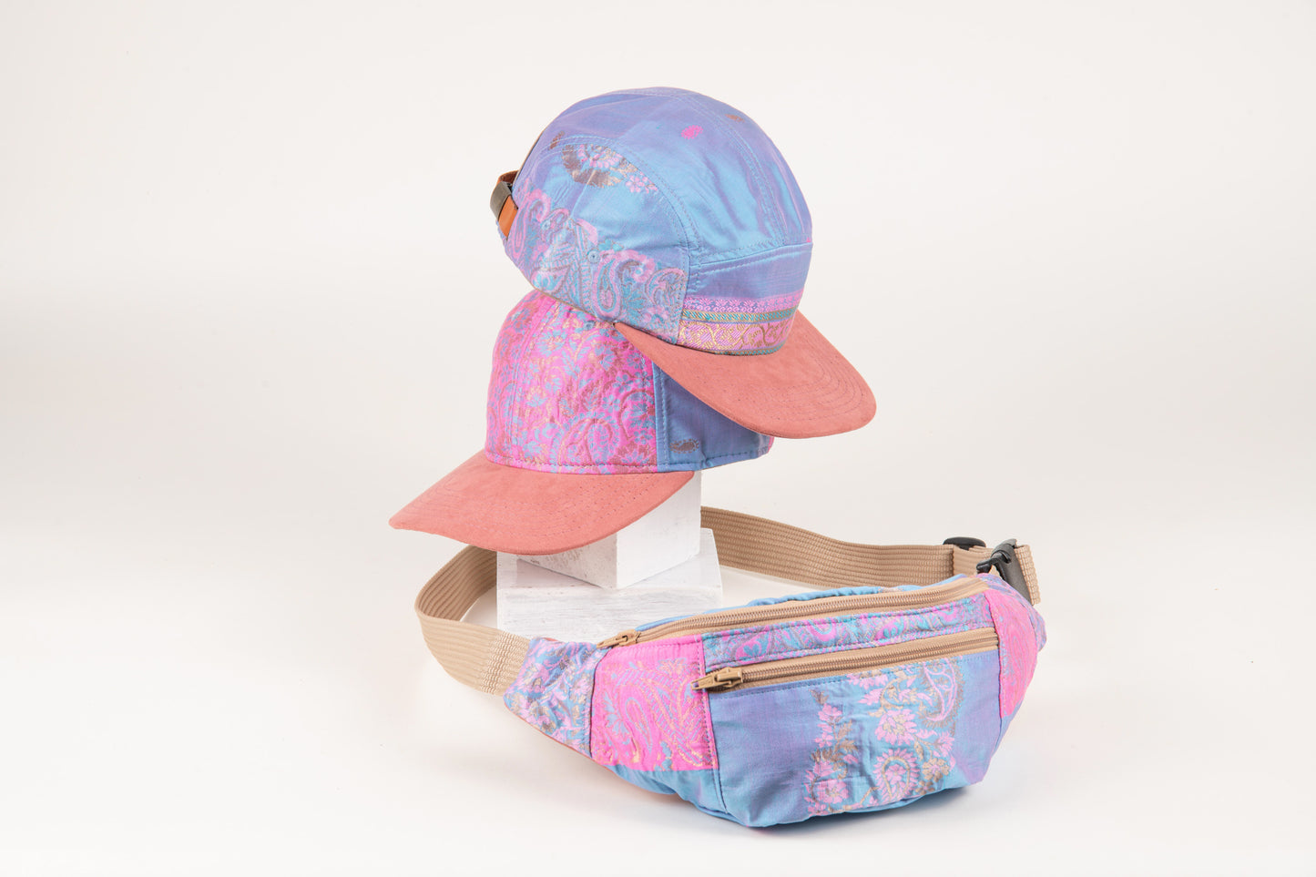 Cotton Candy Sari - Flat Brim Hat