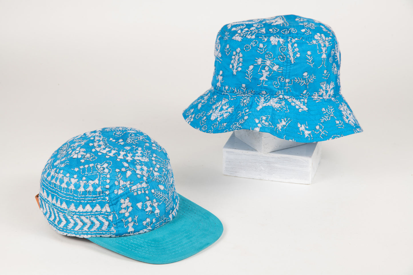 Community Sari - Flat Brim Hat