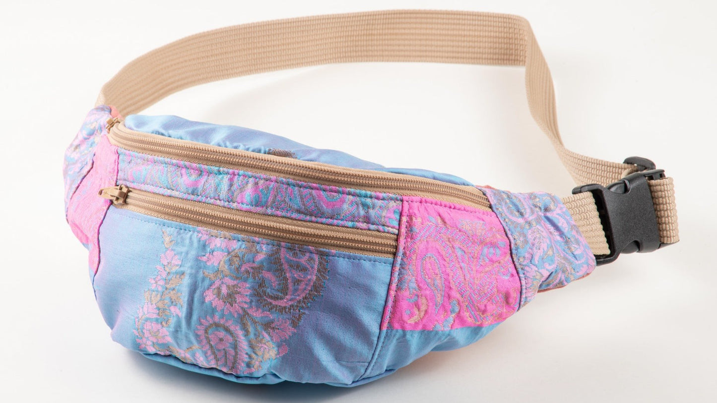 Cotton Candy Sari - Fanny Pack