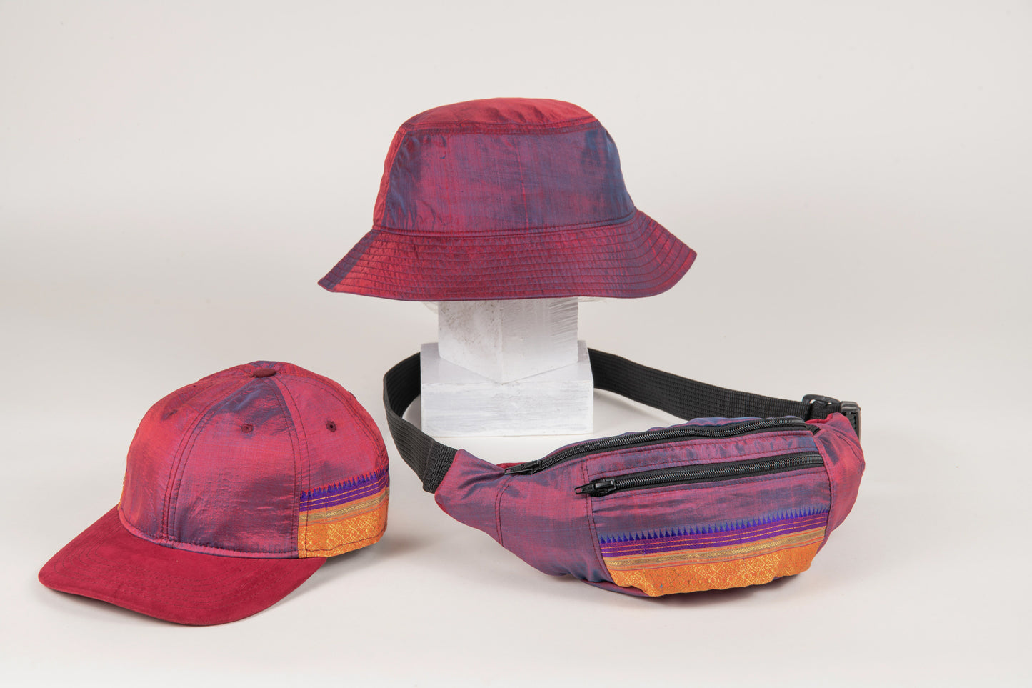 Crimson Sunset - Flat Brim Hat