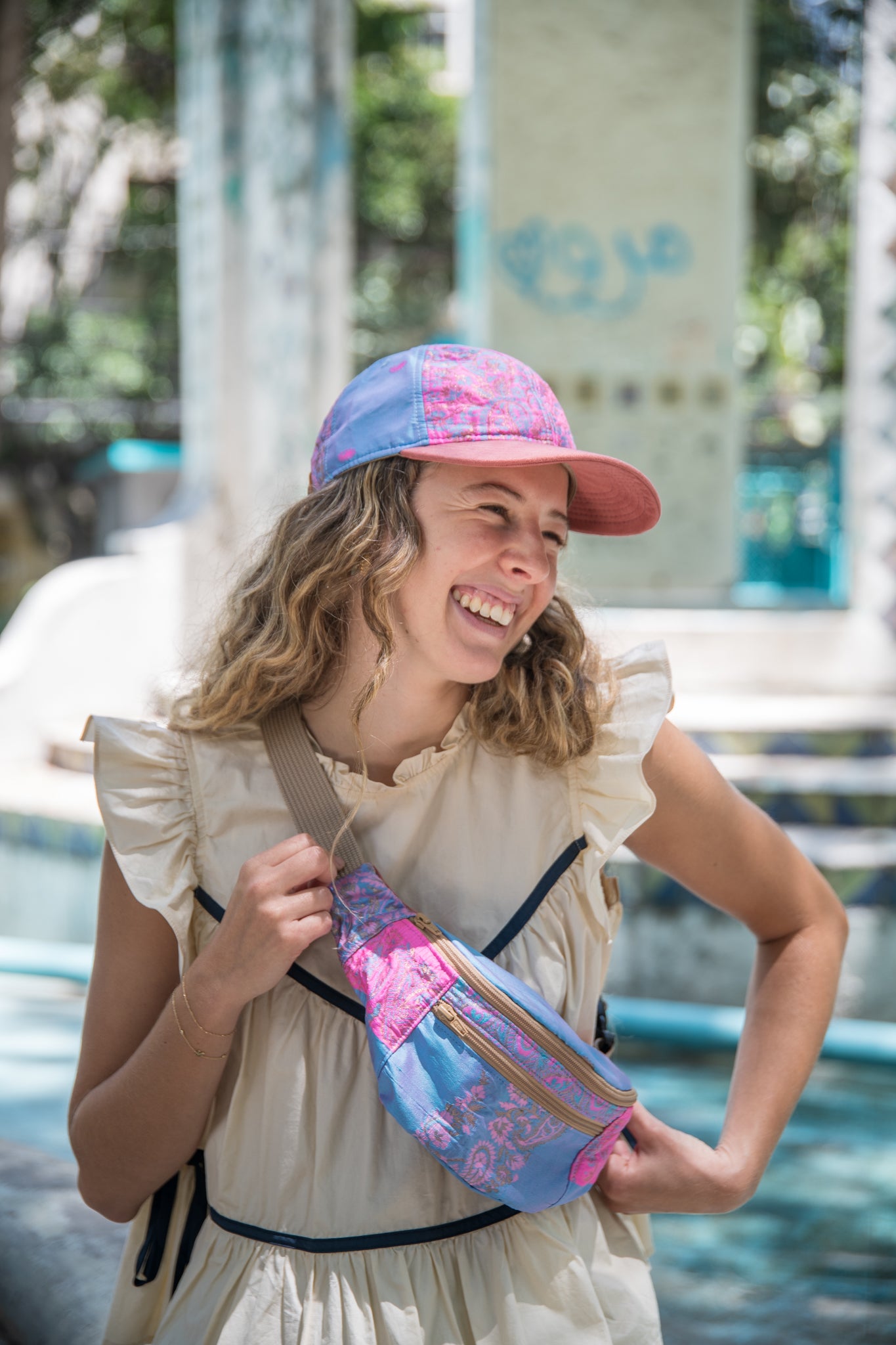 Cotton Candy Sari - Fanny Pack