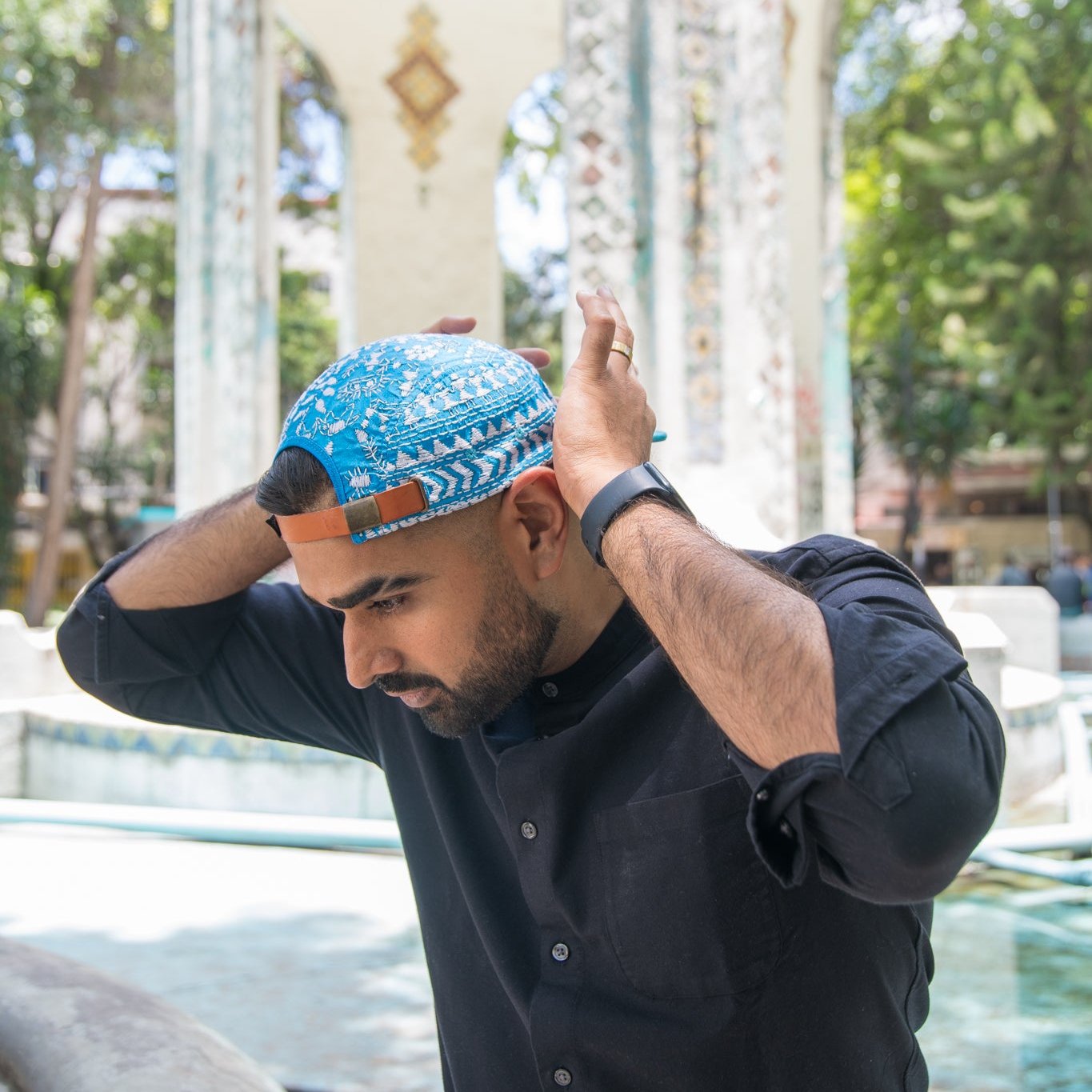 Community Sari - Flat Brim Hat