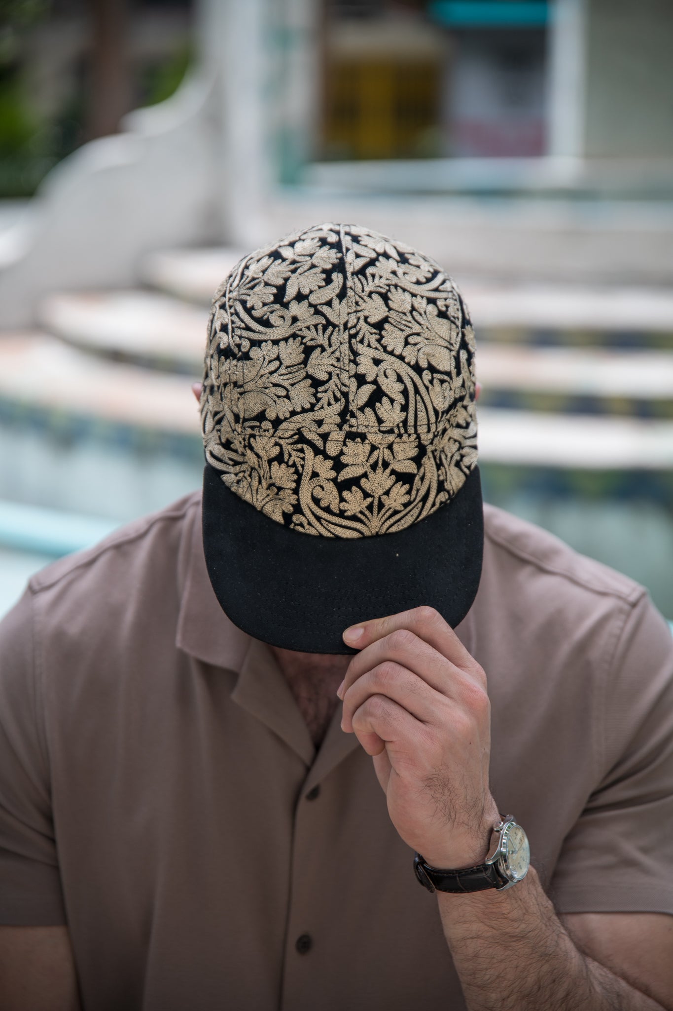Sari Border - Flat Brim Hat