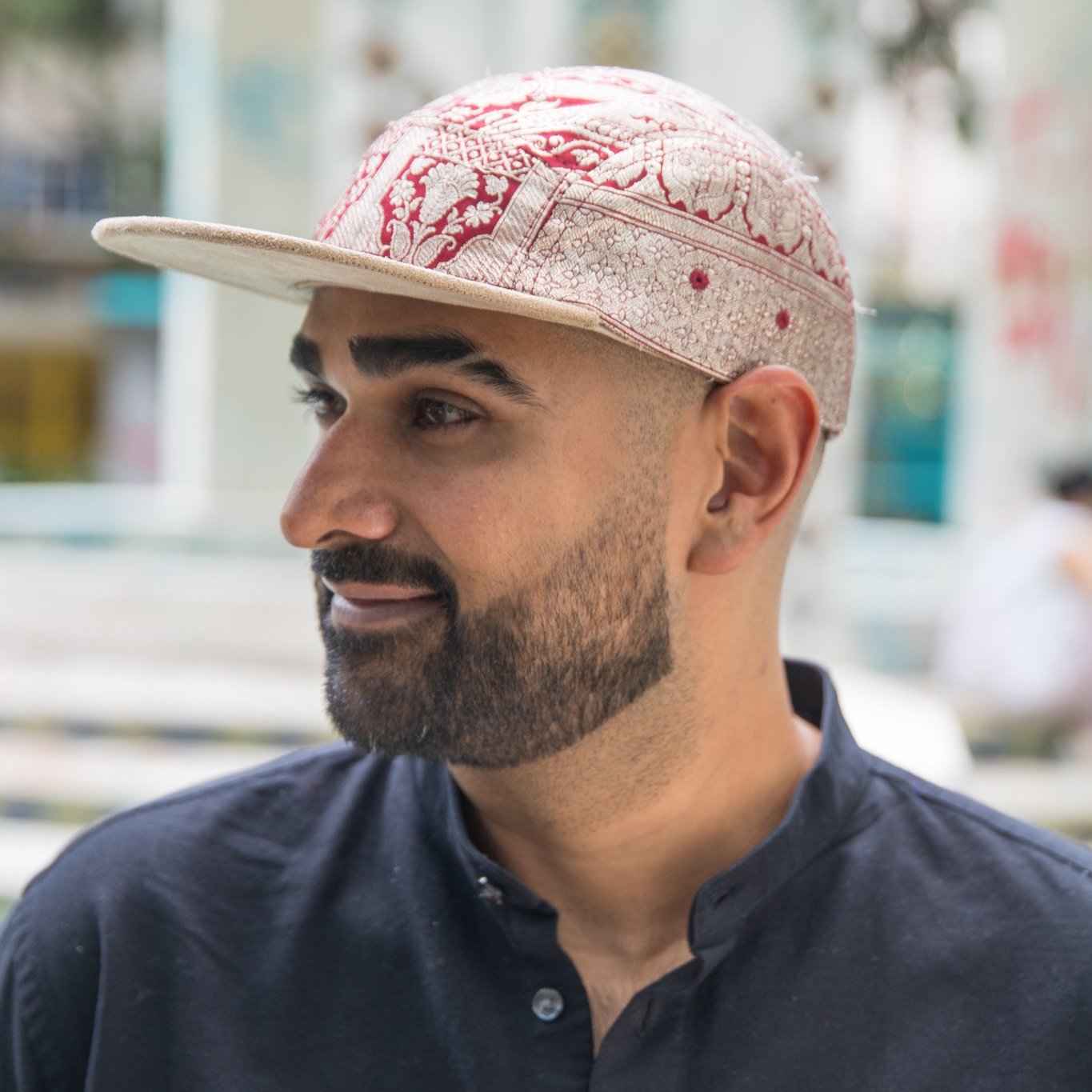 The Wedding Sari - Flat Brim Hat