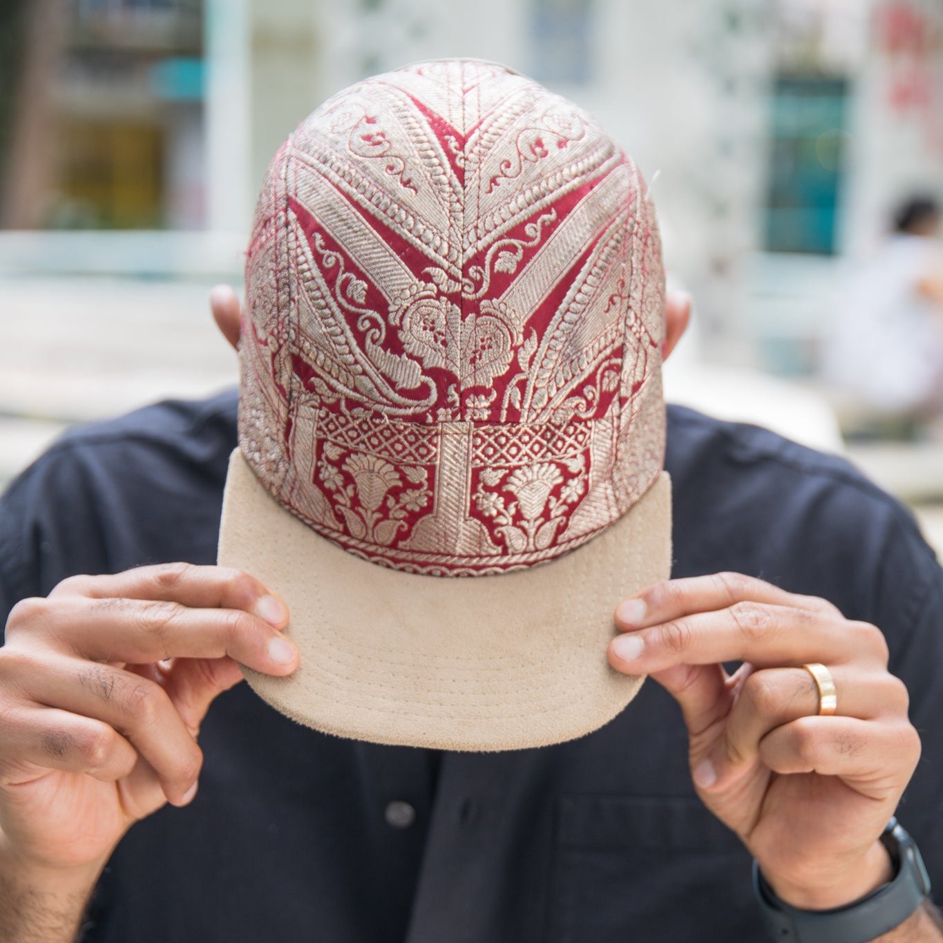 The Wedding Sari - Flat Brim Hat
