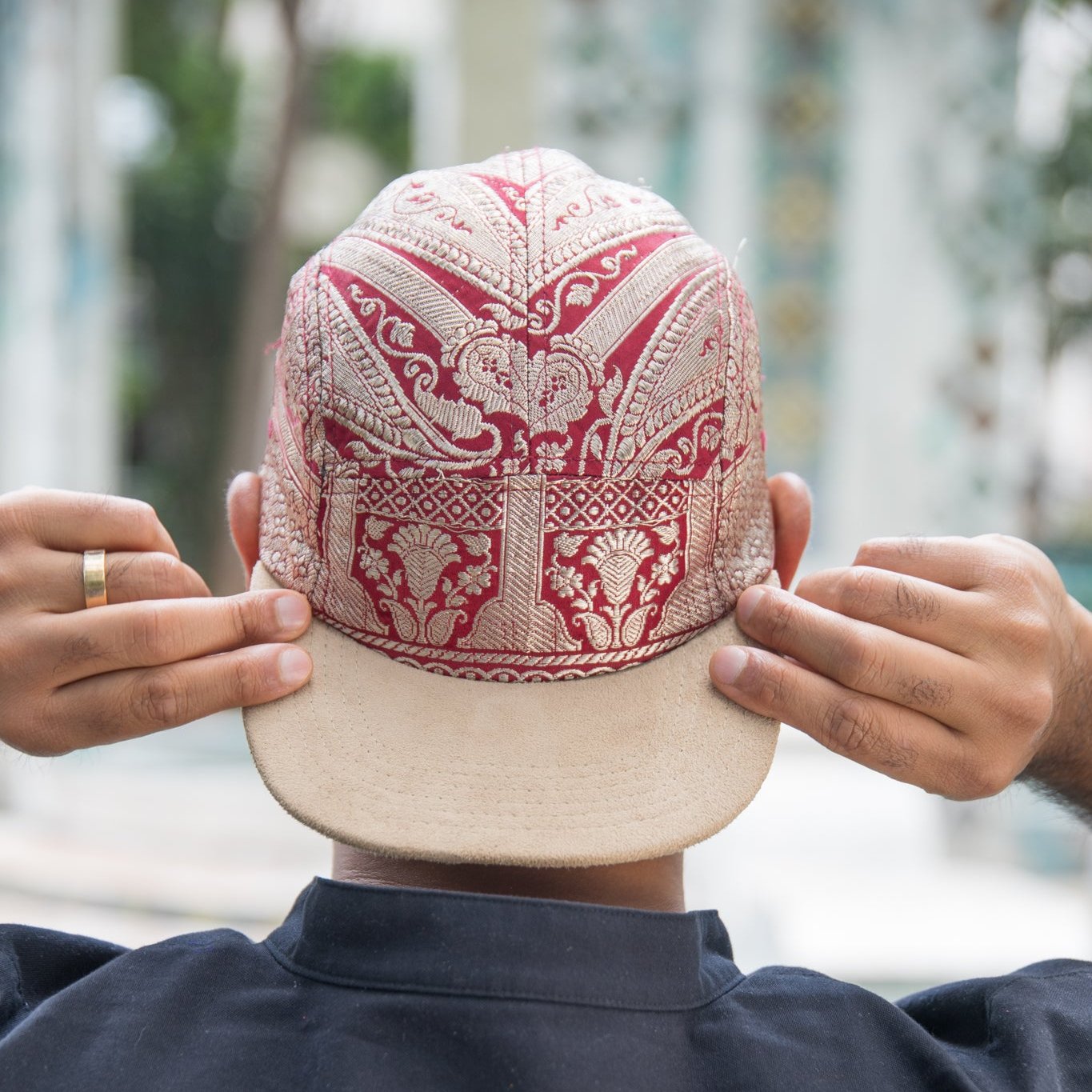 The Wedding Sari - Flat Brim Hat